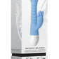 Bendy Bunny Rechargeable Silicone Dual Motor Rabbit Vibrator - Blue