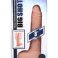 Big Shot Silicone Vibrating and Twirling Remote Control Rechargeable Dildo with Balls