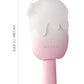 Bite Me Sucking Tapping and Vibrating Silicone Rechargeable Cream Pop Stimulator