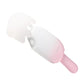 Bite Me Sucking Tapping and Vibrating Silicone Rechargeable Cream Pop Stimulator - Pink/White