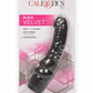 Black Velvet Realistic Vibrator - Black