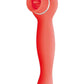 Blaze Luscious Licker Rechargeable Silicone Dual End Vibrator - Coral/Pink