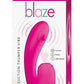 Blaze Suction Thumper Rechargeable Silicone Vibrator Clitoral Stimulator - Pink