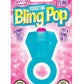 Bling Pop Vibrating Cock Ring - Blue