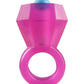 Bling Pop Vibrating Cock Ring - Pink