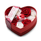 Bloomgasm The Rose Lover's Gift Box - Red/White Swirl - Red/White