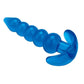 Blue Line Medium Beaded Anal Plug