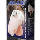 Blue Line Silicone Cock Cage with Ball Divider - White - Small - 2in