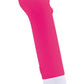 Bodywand Dotted Mini G Rechargeable Silicone Vibrator - Neon Pink/Pink