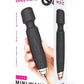 Bodywand Luxe Mini Wand Rechargeable Silicone Wand Massager - Black