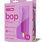 Bodywand Mini Vibes Bop Rechargeable Silicone Clitoral Stimulator - Purple