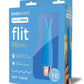 Bodywand Mini Vibes Flit Rechargeable Silicone Clitoral Stimulator - Blue
