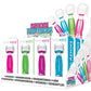 Bodywand Mini Wand Massager Neon Edition - 12 Per Display - Assorted Colors
