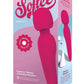 Bodywand Softee Rechargeable Silicone Wand - Hot Pink/Pink