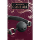 Bondage Couture Silicone Ball Gag - Black
