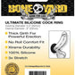 Boneyard Ultimate Silicone Cock Ring - Black - 2in