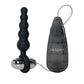 Booty Call Booty Shaker Silicone Vibrating Butt Plug with Remote Control - Black