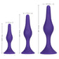 Booty Call Booty Trainer Starter Kit Silicone Anal Plugs 3 Assorted Sizes