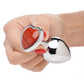 Booty Sparks Gemstones Red Jasper Heart Anal Plug