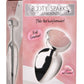 Booty Sparks Gemstones Rose Quartz Heart Anal Plug - Metal/Pink - Large