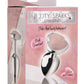 Booty Sparks Gemstones Rose Quartz Heart Anal Plug - Metal/Pink - Small