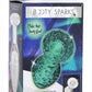 Booty Sparks Glow In The Dark Glass Anal Plug - Clear/Glow In The Dark - Large