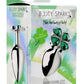 Booty Sparks Lucky Clover Gem Medium Anal Plug - Green - Medium