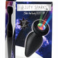 Booty Sparks Silicone Light-Up Anal Plug - Black - Large