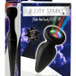 Booty Sparks Silicone Light-Up Anal Plug - Black - Medium