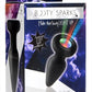 Booty Sparks Silicone Light-Up Anal Plug - Black - Small