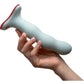 Bouncer Silicone Rumbling Dildo with Weighted Balls