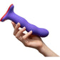 Bouncer Silicone Rumbling Dildo with Weighted Balls