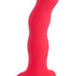 Bouncer Dildo with Weighted Kegal Balls - Red