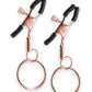 Bound Nipple Clamps C2 - Metal/Rose Gold