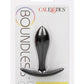 Boundless Teardrop Silicone Anal Plug - Black