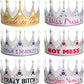 Bride-To-Be's Party Crowns - 6 Per Pack