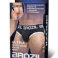 Brozil Ultra Sports Mesh Bulge Brief - Black - Medium/Small