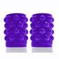 Bubbles Silicone Nipple Suckers - Eggplant/Purple
