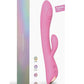 Bunny and Clyde Rechargeable Silicone Rabbit Vibrator - Pink/Pink Passion