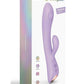 Bunny and Clyde Rechargeable Silicone Rabbit Vibrator - Purple/Viva Mauve