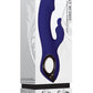 Bunny Buddy Rechargeable Silicone Dual Vibrator with Clitoral Stimulator - Purple
