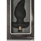 Butt Quiver Vibrating Silicone Butt Plug - Black