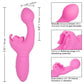 Butterfly Kiss Rechargeable Silicone Dual Vibrator