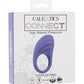 Calexotics Connect Couples Ring Rechargeable Silicone App Compatible Cock Ring with Remote - Purple