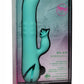 California Dreaming Bel Air Bombshell Rechargeable Silicone Vibrator with Clitoral Stimulator - Blue