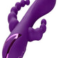 California Dreaming Long Beach Bootylicious Rechargeable Silicone Dual Penetrating Rabbit Vibrator