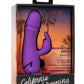 California Dreaming Manhattan Beach Marvel Rechargeable Silicone Dual Vibrator - Purple