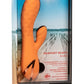 California Dreaming Newport Beach Babe Rechargeable Silicone Thumping Vibrator - Orange