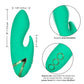 California Dreaming Sierra Sensation Rechargeable Silicone Compact Vibrator