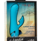 California Dreaming Sunset Beach Seducer Rechargeable Silicone Dual Vibrator - Blue
